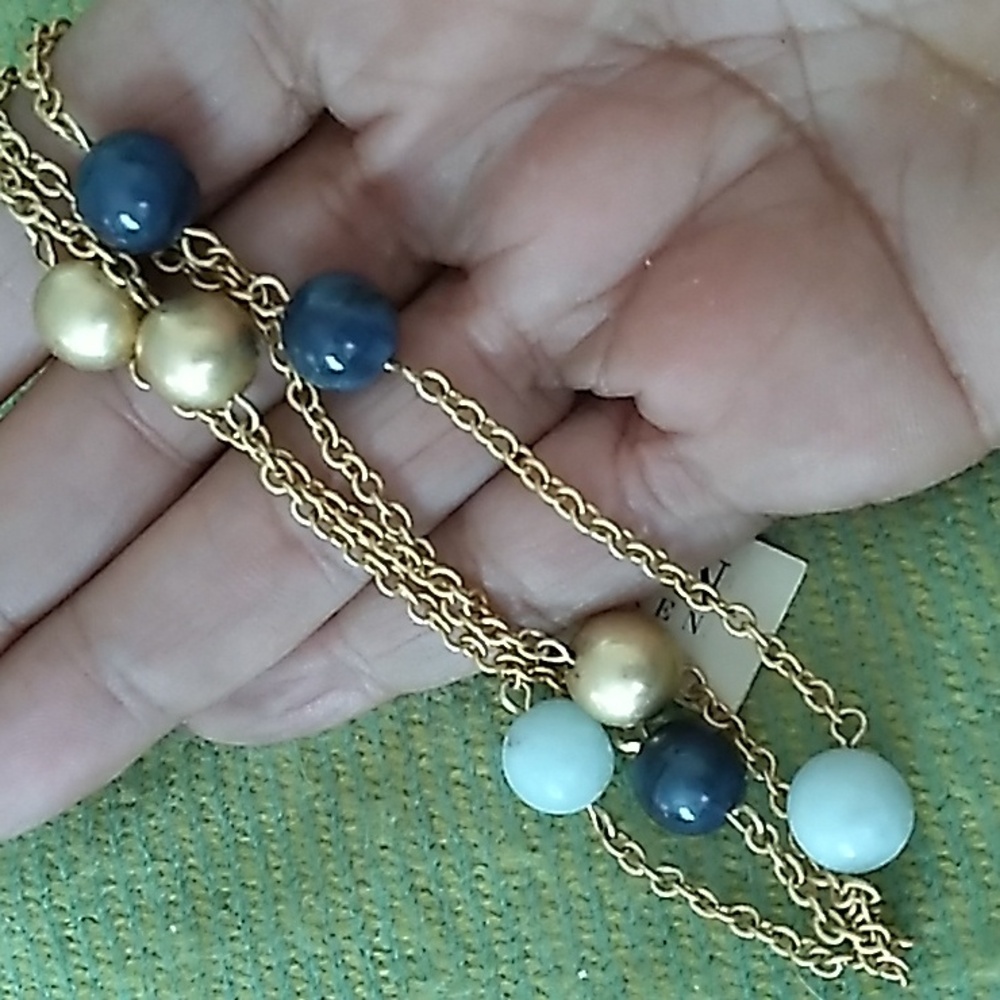 Vintage Lauren Ralph Lauren Long Bead Chain Necklace - Picture 5 of 8